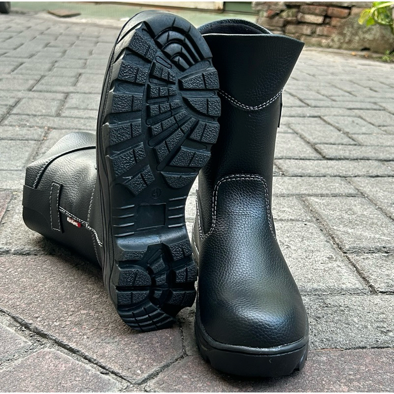 NEW SEPATU SAFETY KING KICKERS UJUNG BESI SEPATU BOOT SAFETY KING KICKERS PRIA WANITA BOOT SAFETY