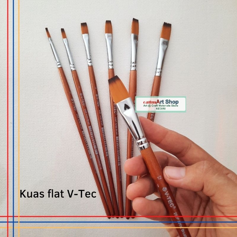 

V-Tec Brush Flat / Kuas Flat V-Tec 200F