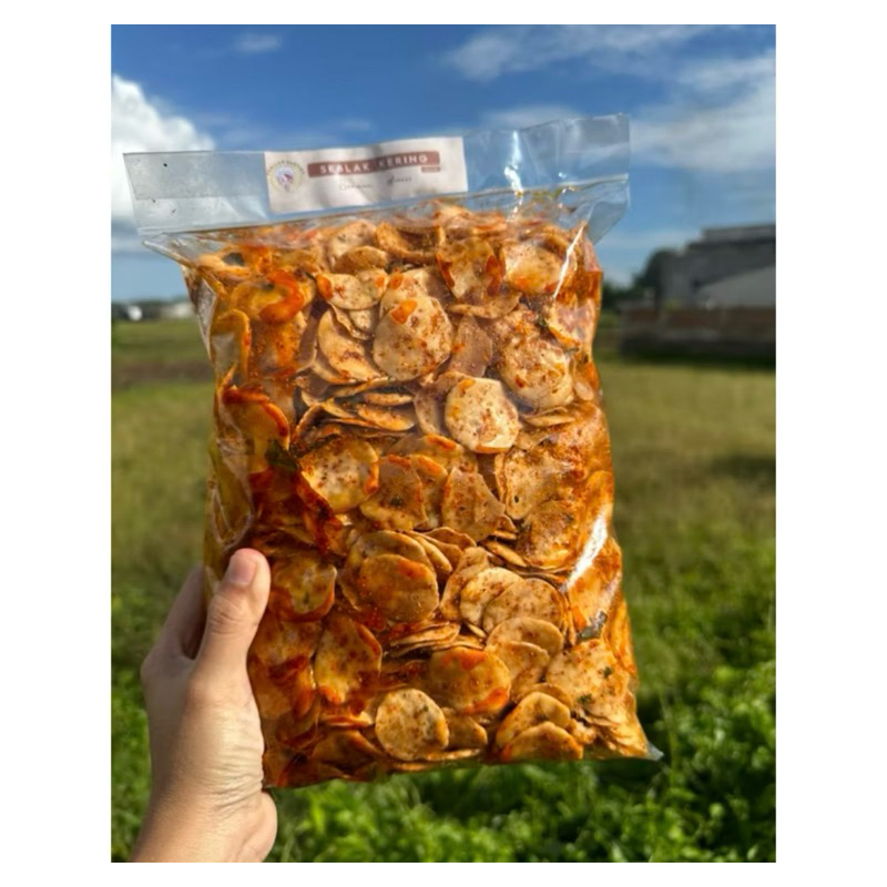 

kerupuk seblak pedas gurih