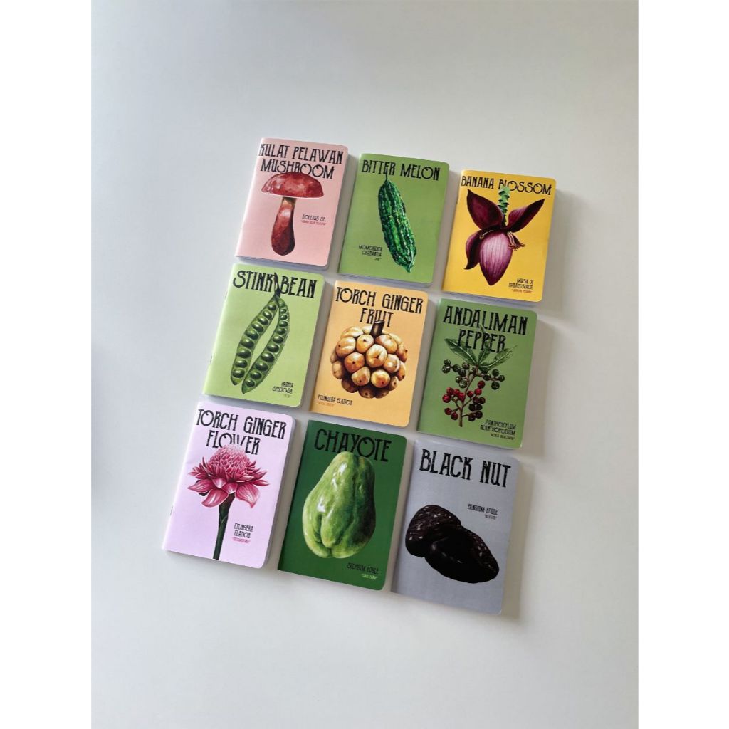 

Aksara MISE EN PLACE Notebook - Indonesian Ingredients Series / Kitchen Notebook / Pocket Book