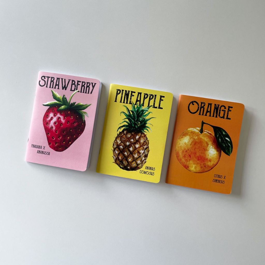 

Aksara MISE EN PLACE Notebook - Fruits Series / Kitchen Notebook / Pocket Book