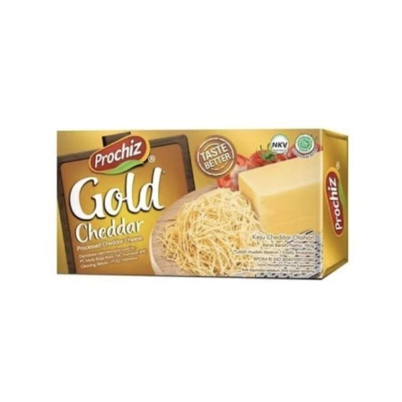 

Keju Prochiz Gold cheddar 160gr