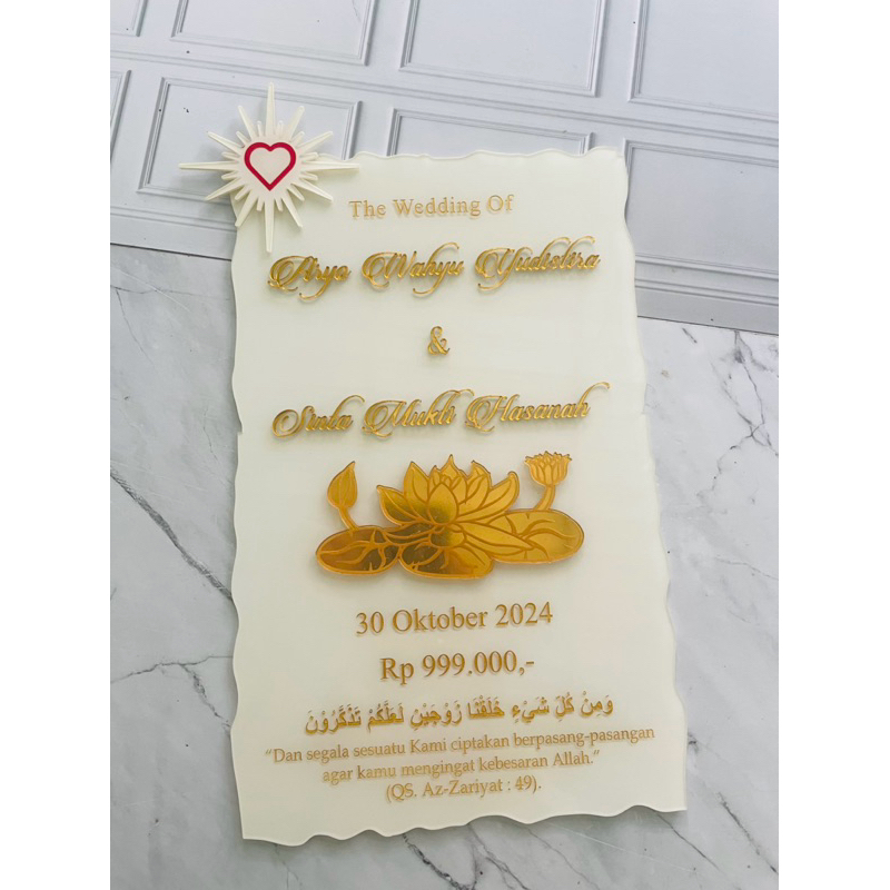 Akrilik Mahar PSHT/Logo PSHT/Logo Teratai/Logo Hati