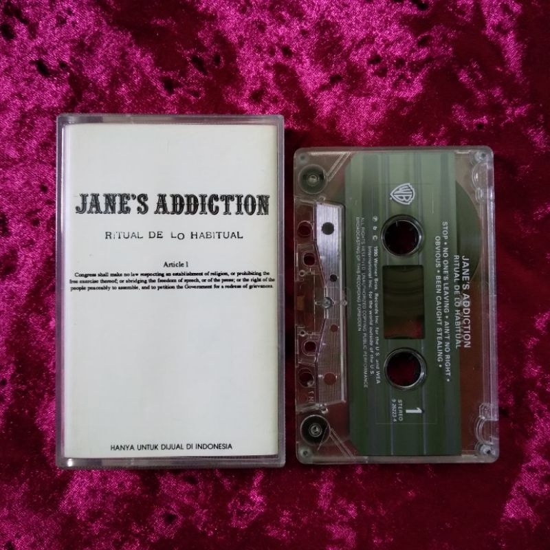 Kaset Jane's Addiction - Ritual De Lo Habitual