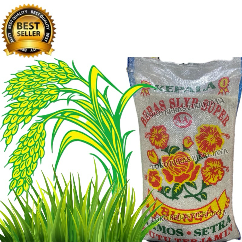 

Beras cap bunga premium 5kg 10kg 20kg termurah