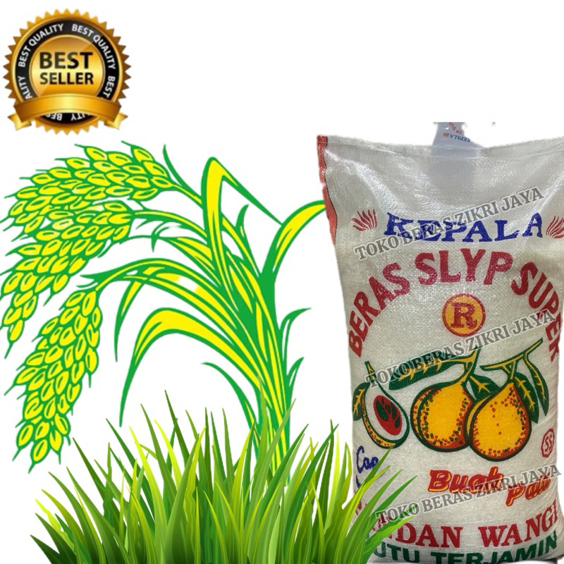 

Beras cap buah pala,Beras pandan wangi super premium, 5kg 10kg 20kg Termurah