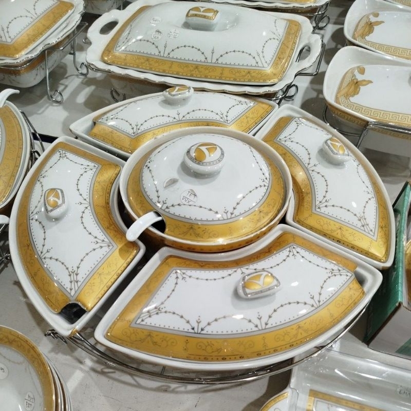 Prasmanan Putar Keramik Vicenza D 17 inch - Vicenza B 472