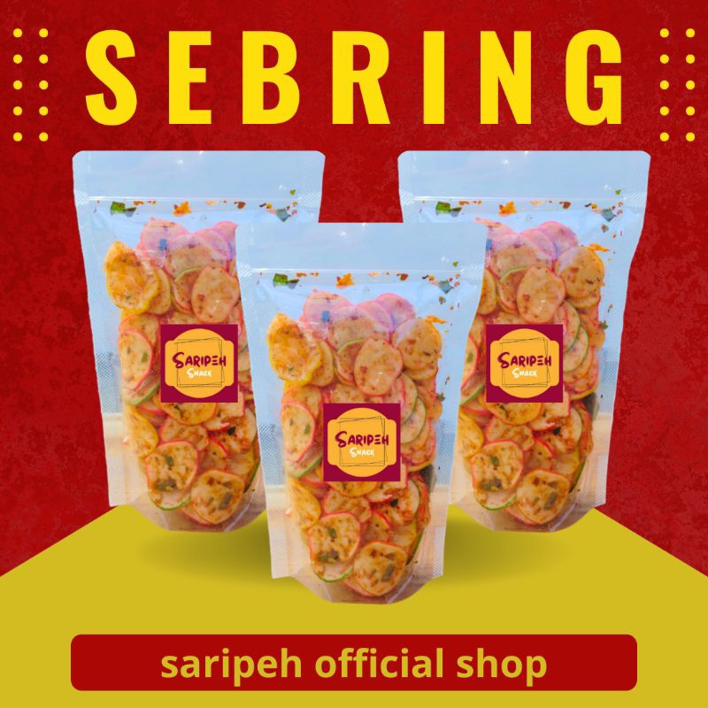 

SEBLAK KERING KERUPUK KOIN 100 GRAM Original Pedas Daun Jeruk Kriuk saripeh snack