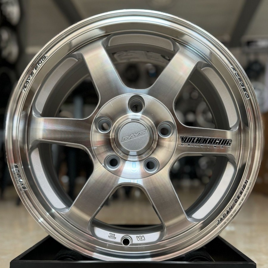velg racing R15 RAYS TE37 lebar 7 et 35 velg ring 15 Innova Ertiga Grandmax Carry Tayo