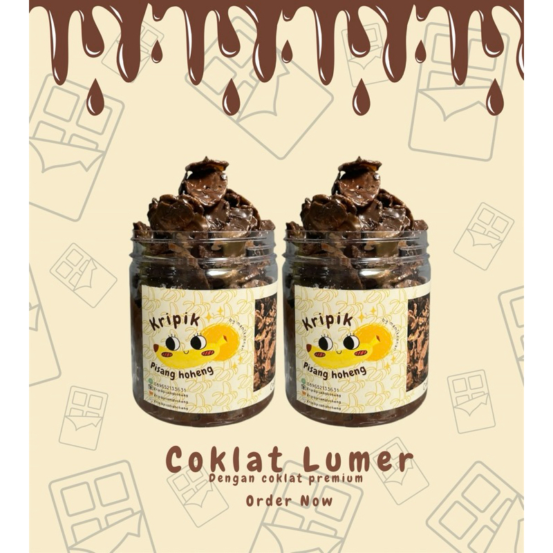 

KERIPIK PISANG HOHENG-COKLAT LUMER - 250GRAM KEMASAN 600ML