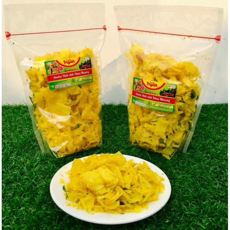 

Cemilan Keripik Sanjai Singkong Kuning (Khas Minangkabau)