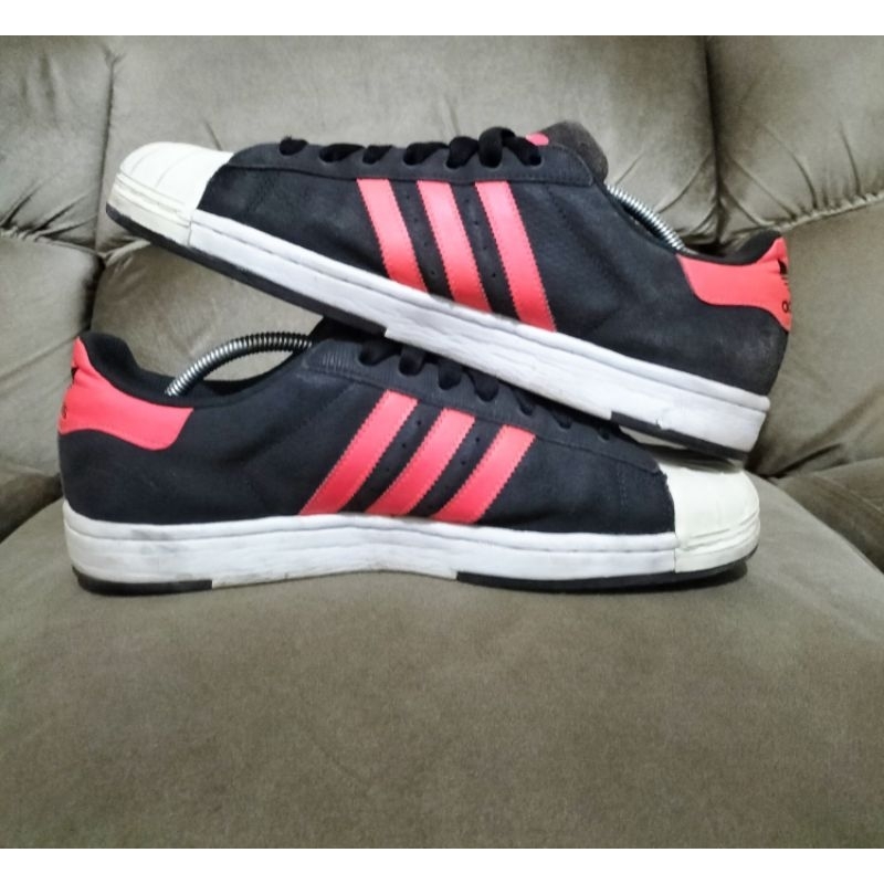 ADIDAS SUPERSTAR BLACK&RED SECOND