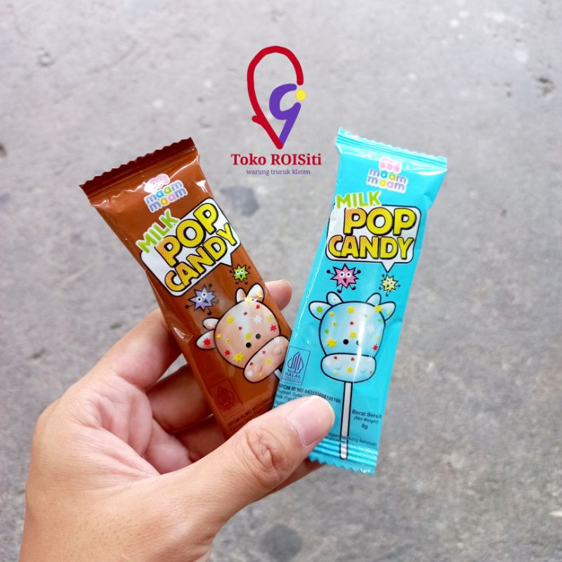 

milk pop candy permen susu coklat