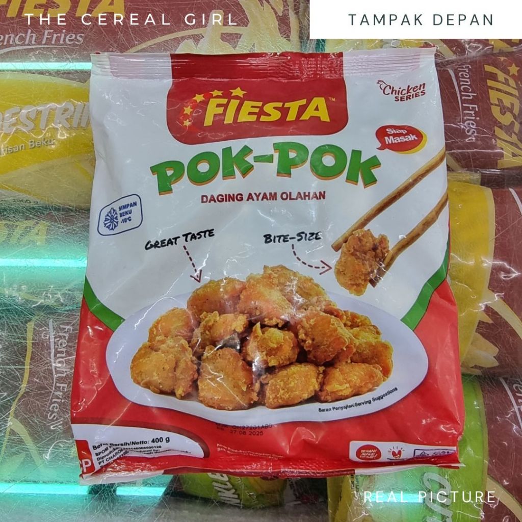 

[KONDISI BARU - 100% ORIGINAL] FIESTA Pok Pok 400gr - Daging Ayam Olahan