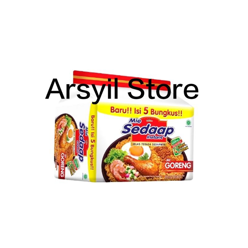 

Mie Sedap Goreng / Indomie Goreng 5 Pcs (PROMO HANYA DI LIVE)