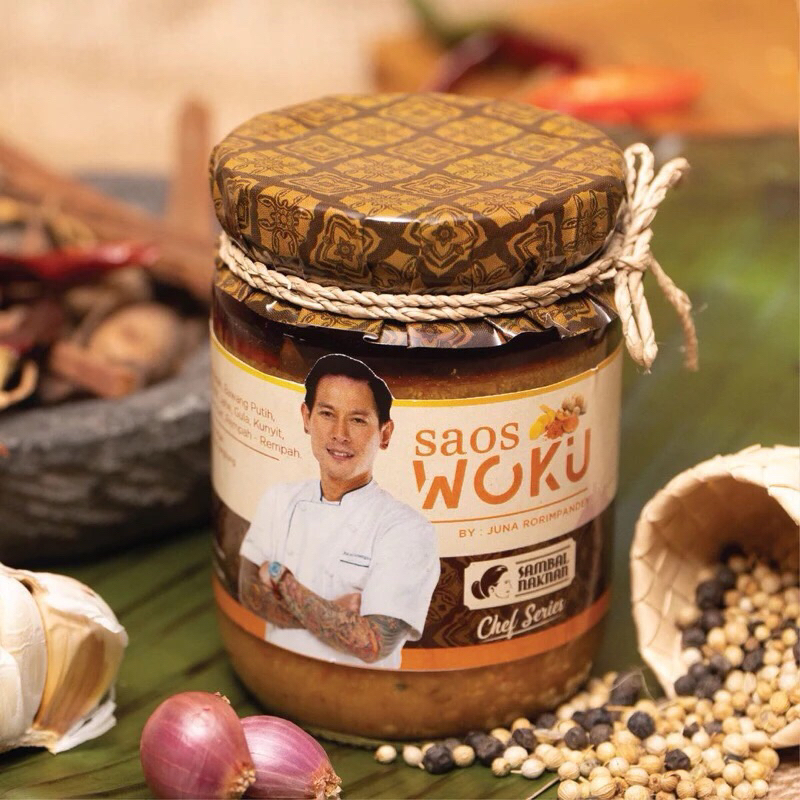 

NAKNAN - SAOS WOKU KHAS MANADO BY CHEF JUNA 230 GRAM PRODUK PREMIUM NAKNAN
