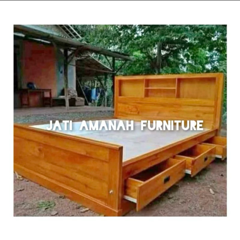 DIPAN JATI MINIMALIS UKURAN 140x200 plus ongkir