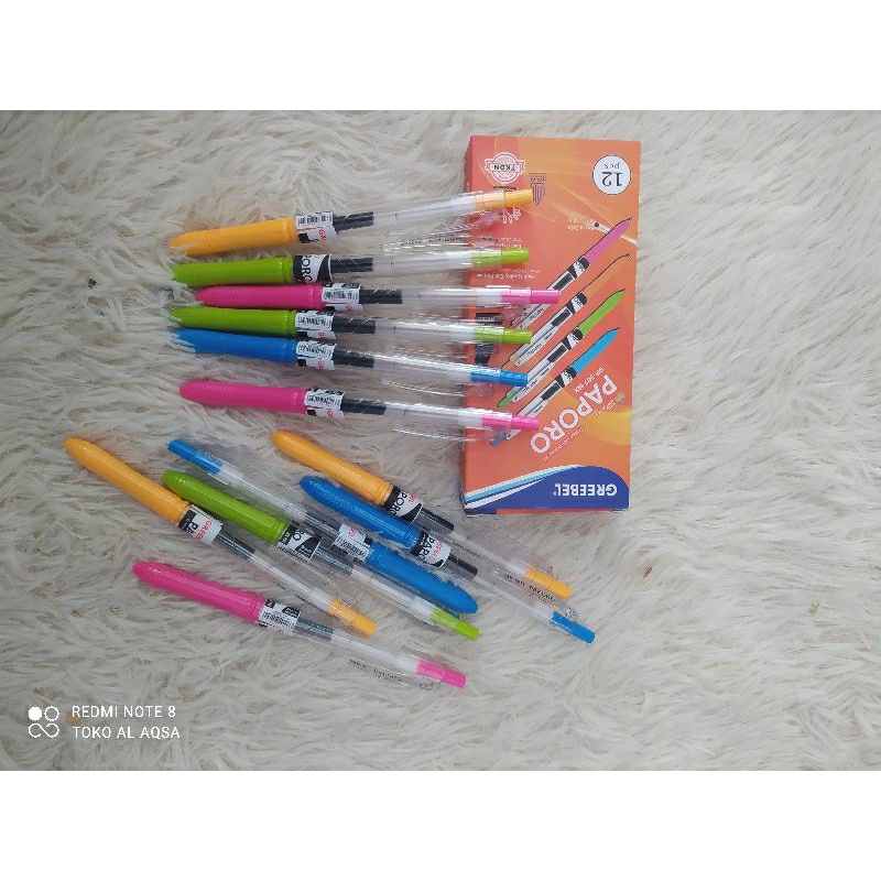 

Bolpoin//Pulpen//Bolpen Gell Paporo Greebel