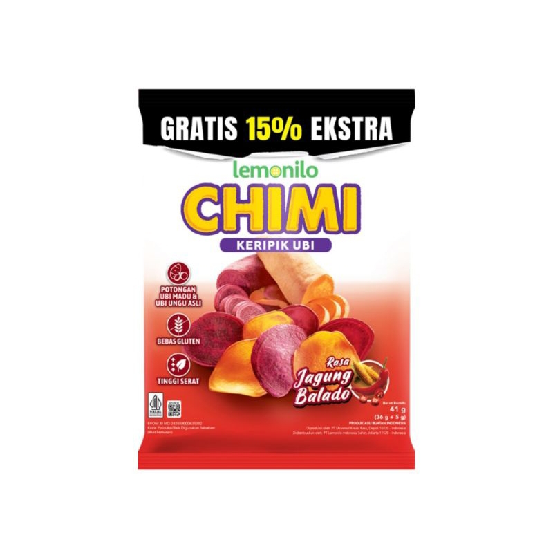 

Lemonilo Chimi Keripik Ubi Jagung Balado 41gr