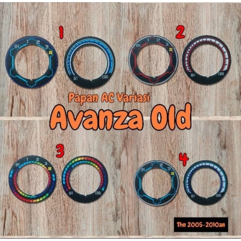 Papan AC Variasi AVANZA & TERIOS Old 2008