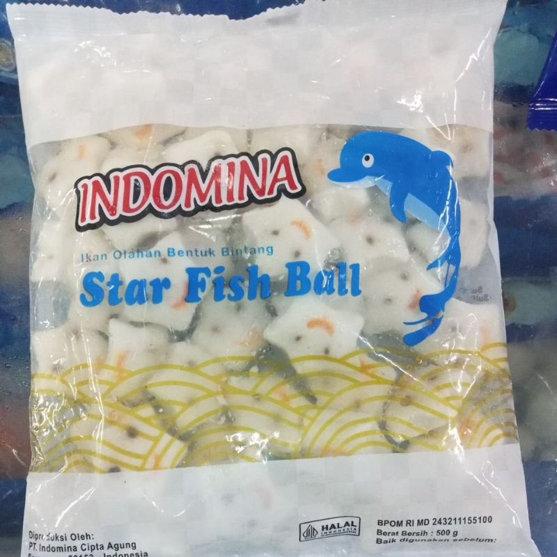 

indomina star fish ball 500gr