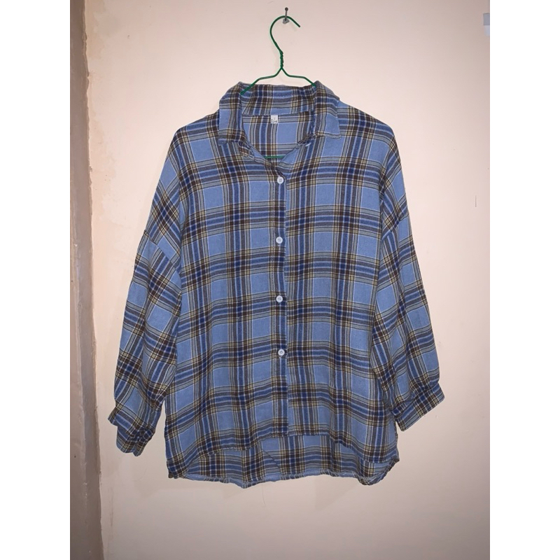 (PRELOVED) Kemeja Flanel Boxy