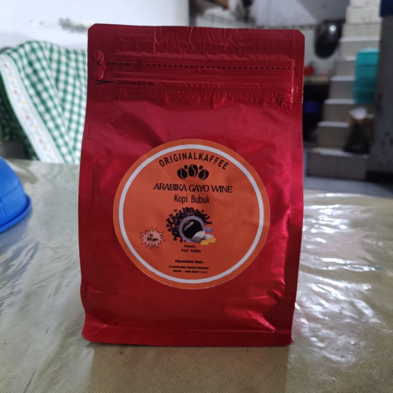 

Kopi Bubuk Arabika Gayo Wine Premium OriginalKaffee