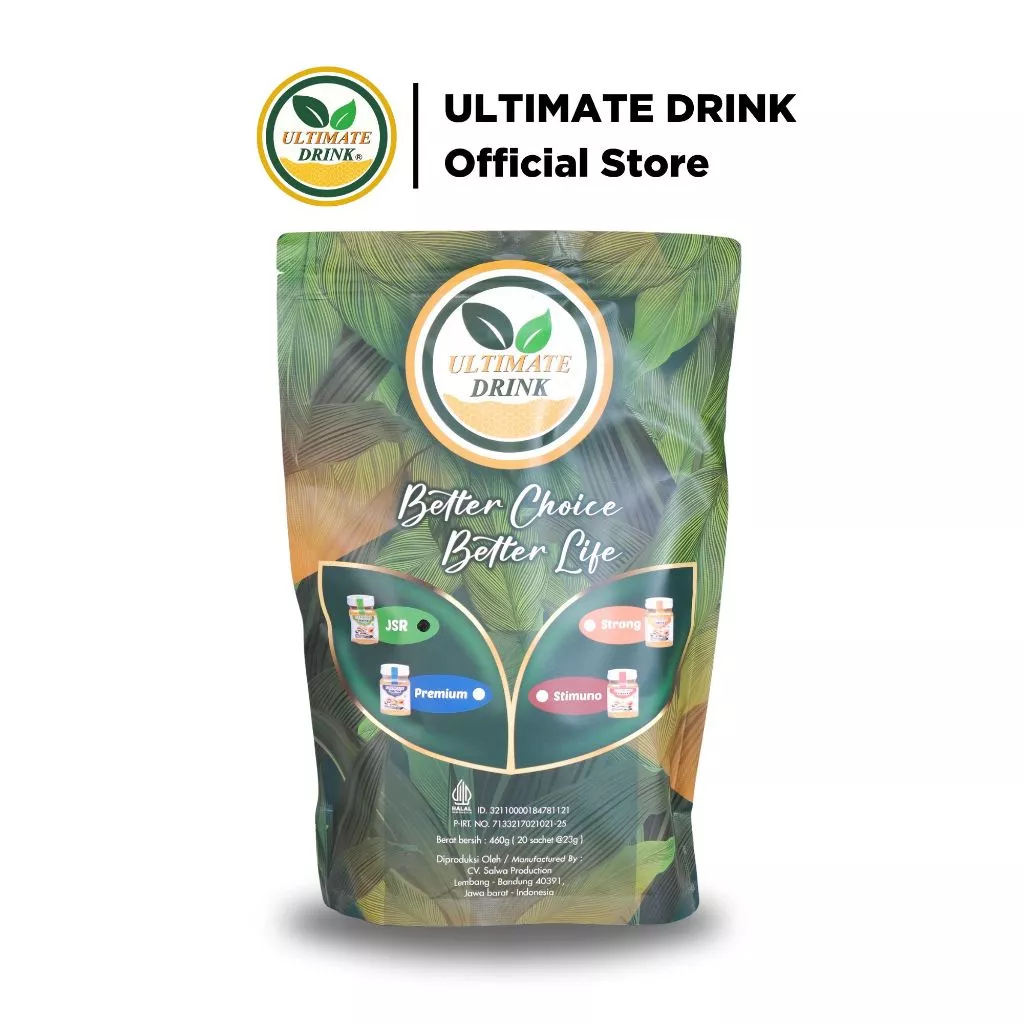 

TERLARISSS!!! Ultimate JSR Drink Murah Asli Kemasan Pouch Isi 20