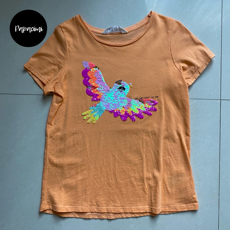 preloved kaos anak perempuan merk H&M gingersnap second original