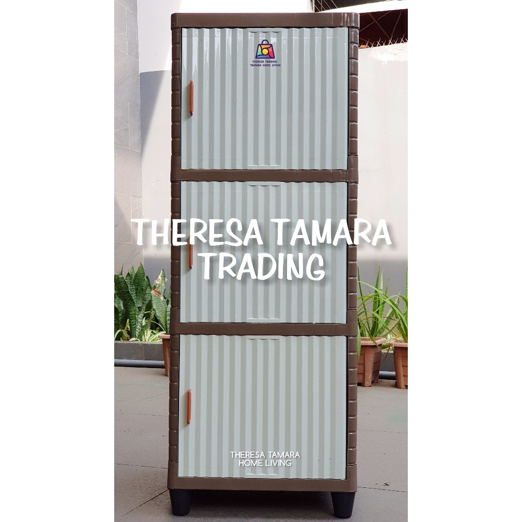 LEMARI LOKER LOCKER PLASTIK CLUB FAL 3 ALFA LINE 3 SUSUN 3 NEW DESIGN SERBA GUNA