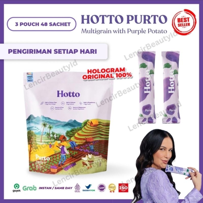 

Hotto Purto Multigrain Kemasan Baru Ada HOLOGRAM Original 100% ( isi 3 Pouch 48sachet )