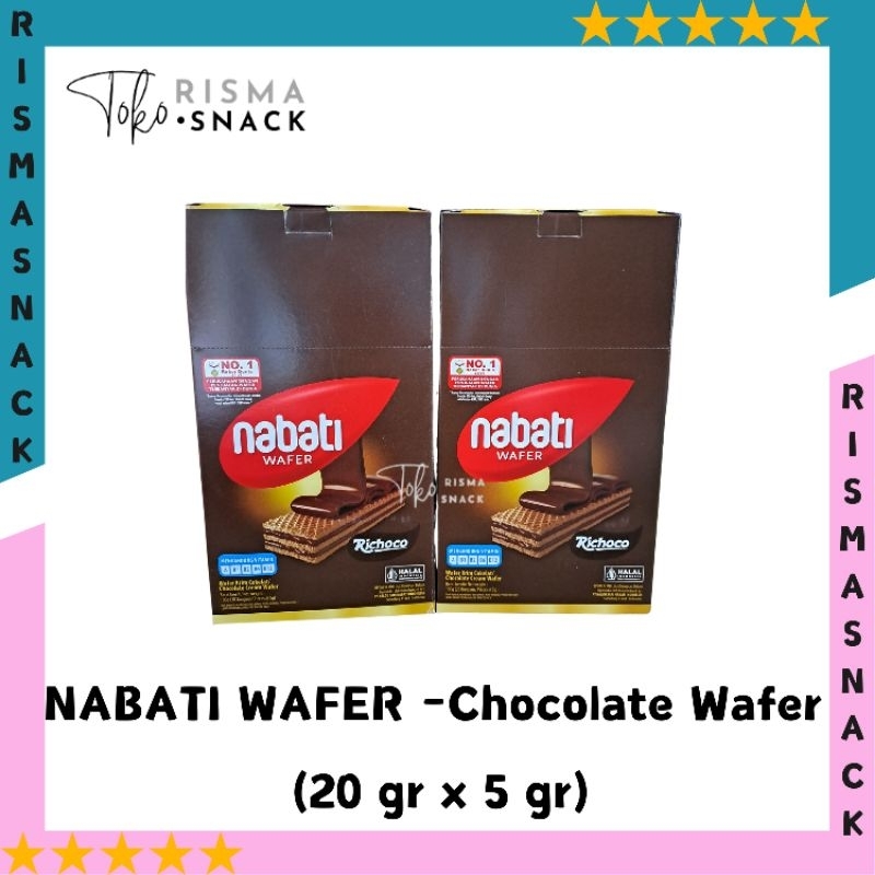 

Richeese Nabati Wafer all variant kemasan (20pcs x 6gr)