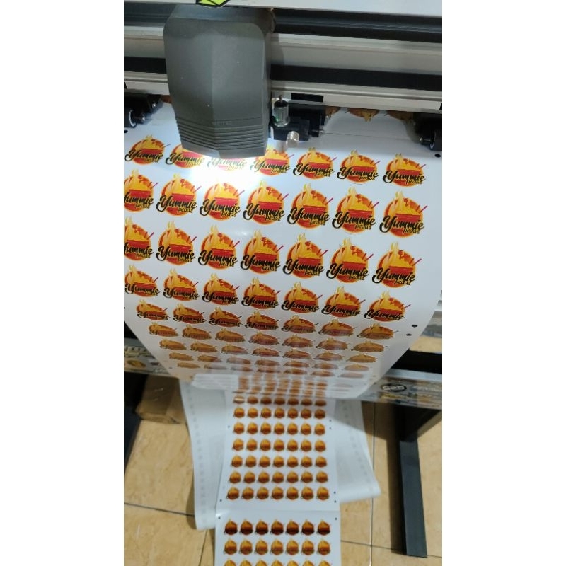 

stiker label makanan