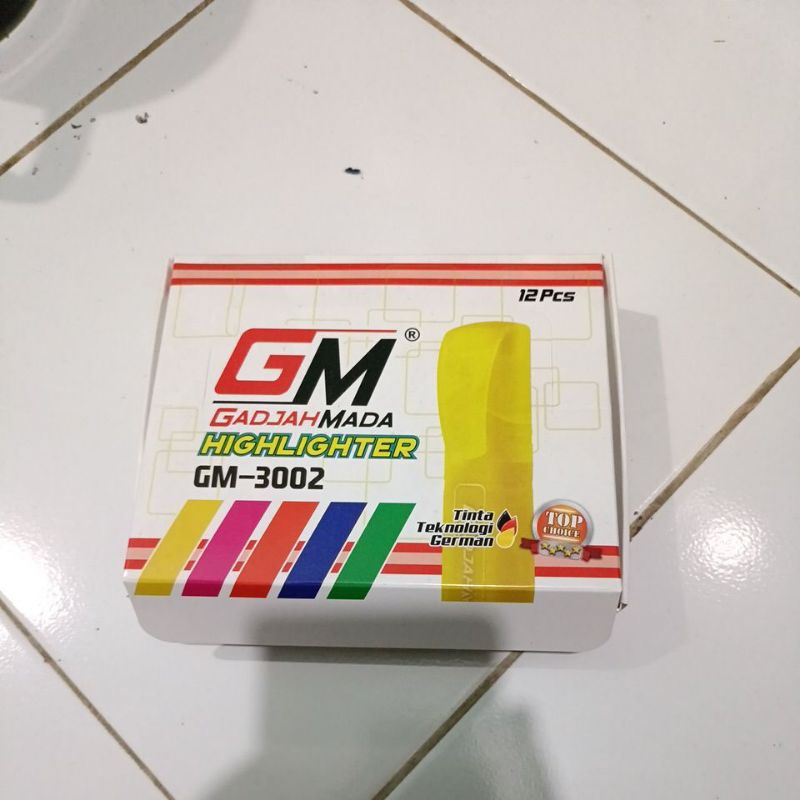 

stabilo / highlighter GM 1BOX ISI 12 PCH