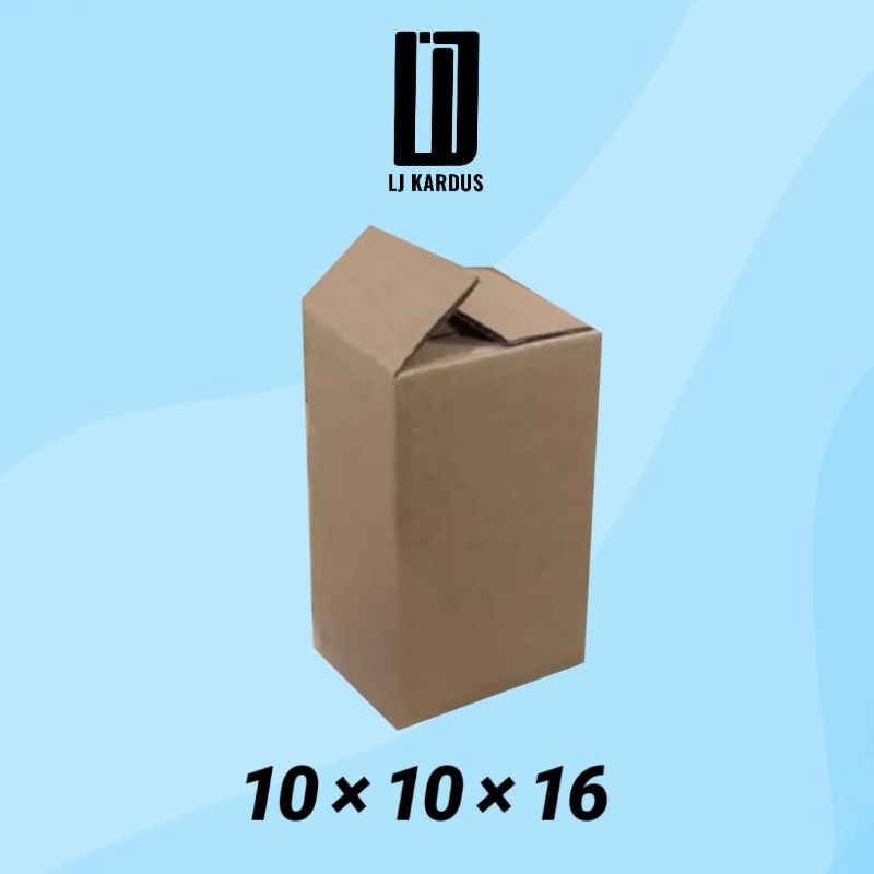 

kardus packing ukuran 10x10x16