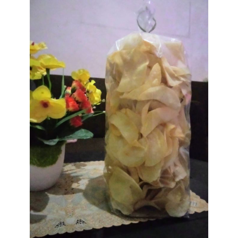 

Keripik kripik singkong asin gurih 500 gram - anisha kripik