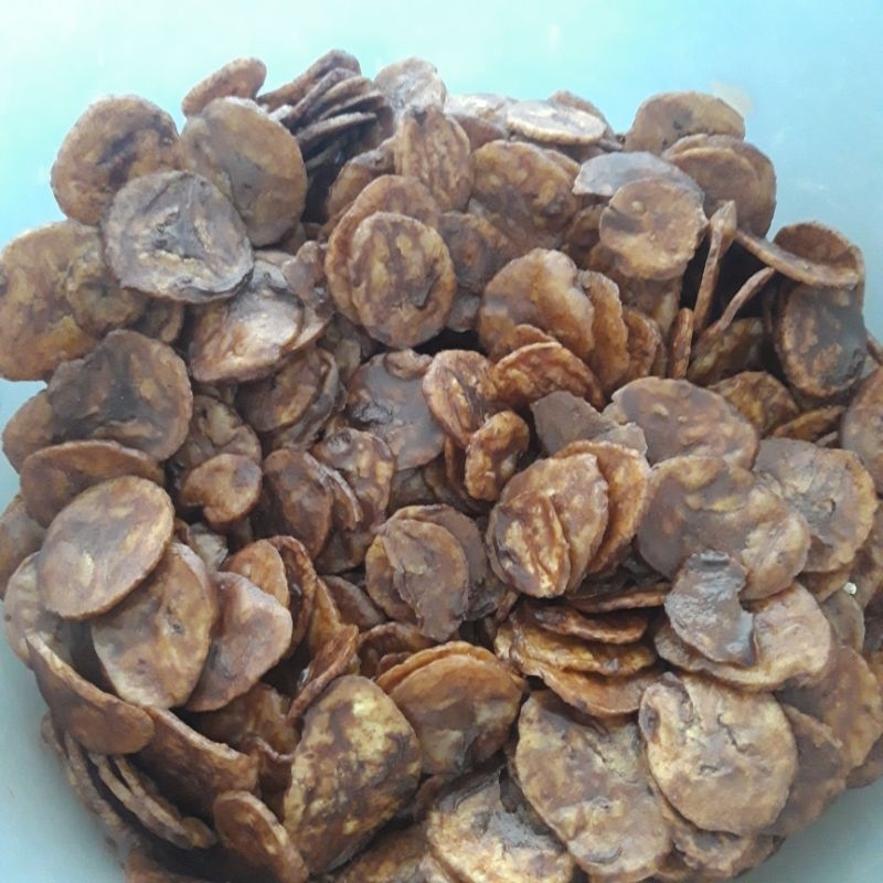 

keripik pisang rasa coklat 500 gram