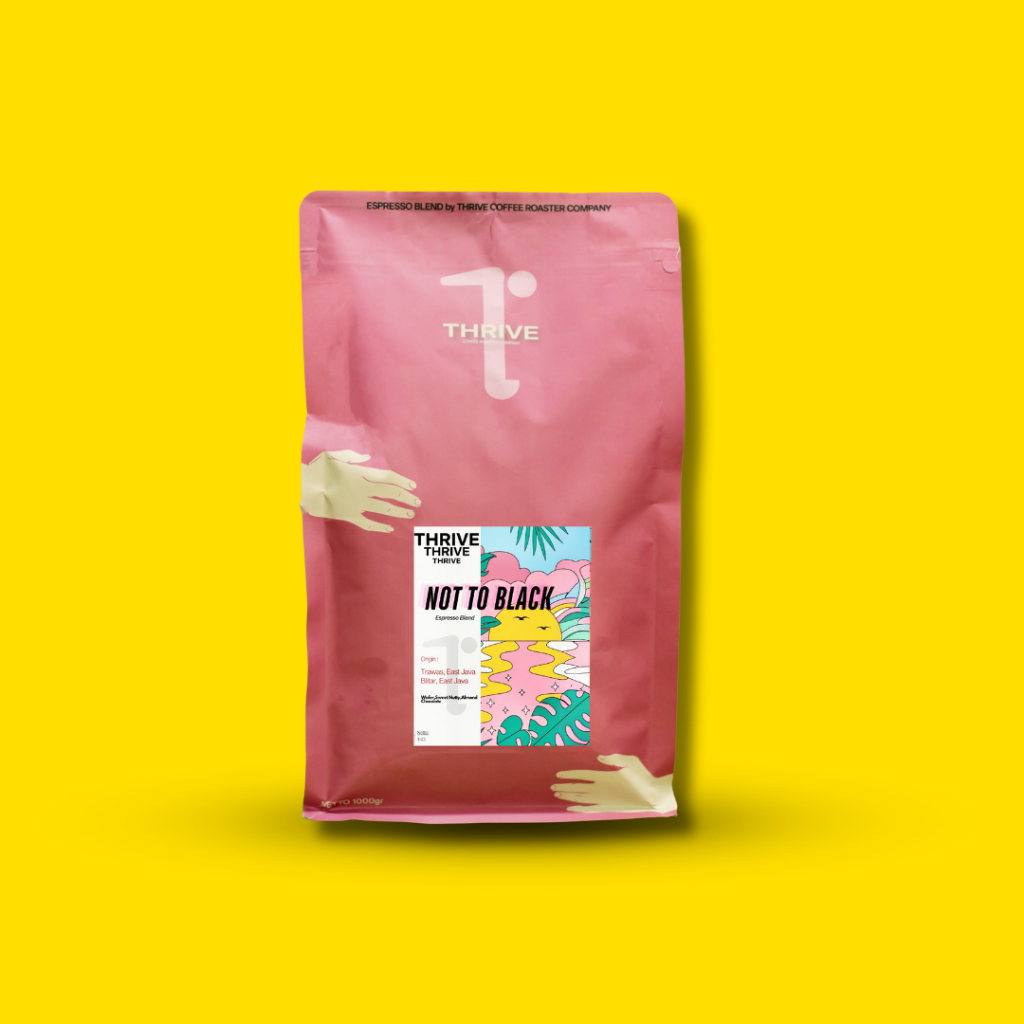 

Not to Black | Espresso Based | 1kg | Arabica Robusta | Thrive Coffee Roasters