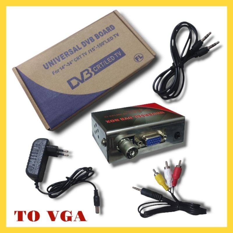 NEW TV TUNER BOX DVBT2 VGA TV BOX /TV TUNER/TV BOX DVBT2 NEW BISA COD READY STOK