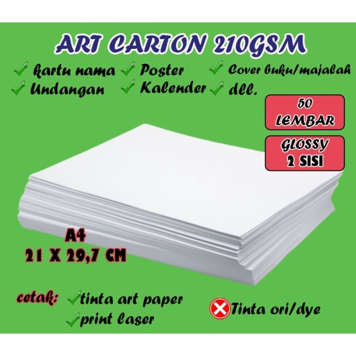 

Kertas Art Cartoon a4 210 Gsm 100 Lembar (Langsung Kirim)