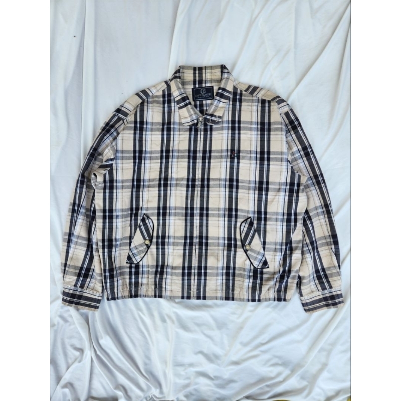 jaket work harrington casual CARTE BKANCHE tartan original second pria wanita murah viral