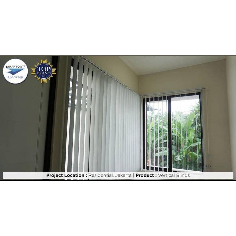 VERTICAL BLIND SHARP POINT / 100% BLACKOUT, COCOK UNTUK RUMAH DAN KANTOR