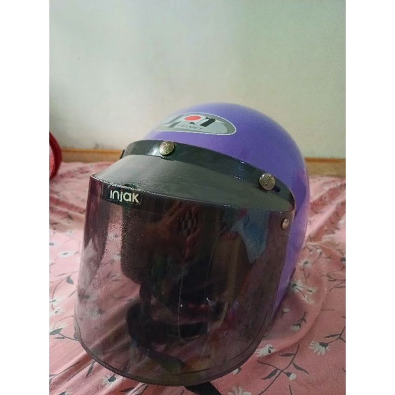 HELM JPN ASLI (ORIGINAL) HELM BOGO POLOS HELM CEWEK ATAU COWOK