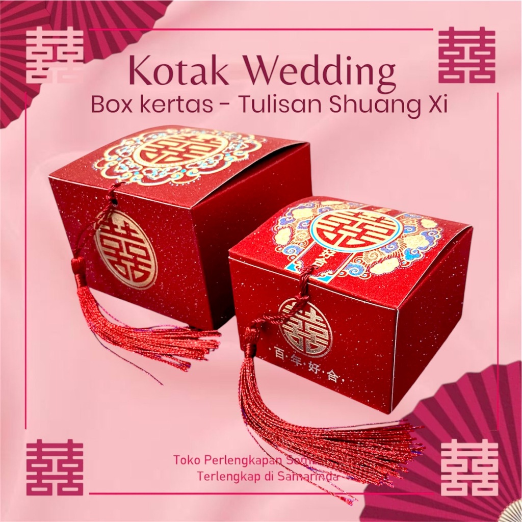 

Kotak Souvenir Wedding / Tingjing Teapai Sangjit / Kotak Kado Hampers