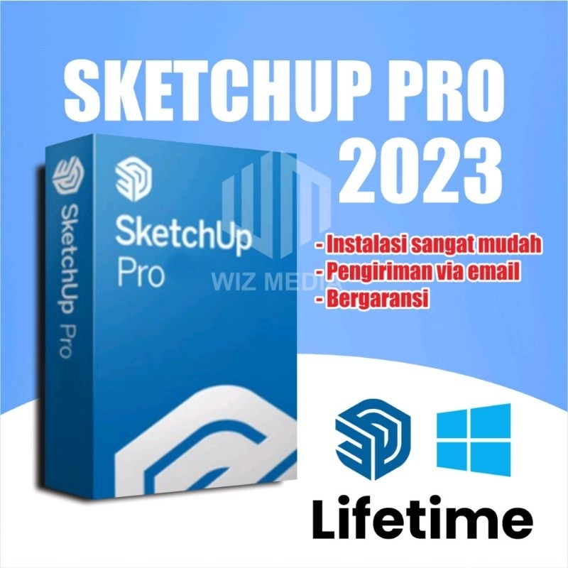 Sketchup Pro 2023 V23.1.315 + V-ray 6 2023 Lifetime | Permanen - SOFTWARE MURAH - APLIKASI