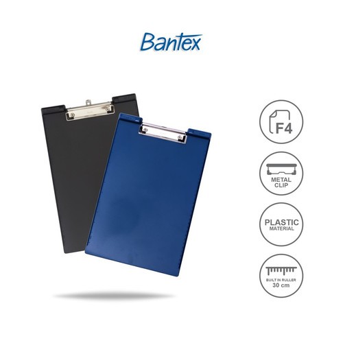 

Papan Scanner (Clip Board) Bantex With Ruller Blue 8815-01