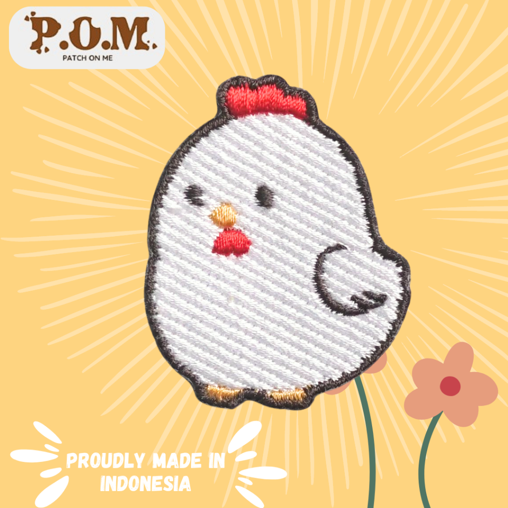 IRON PATCH BORDIR - Tori - Emblem Badge - 4.1 x 5 cm | Iron Patch Bordir Lucu | Emblem Tempel Setrik