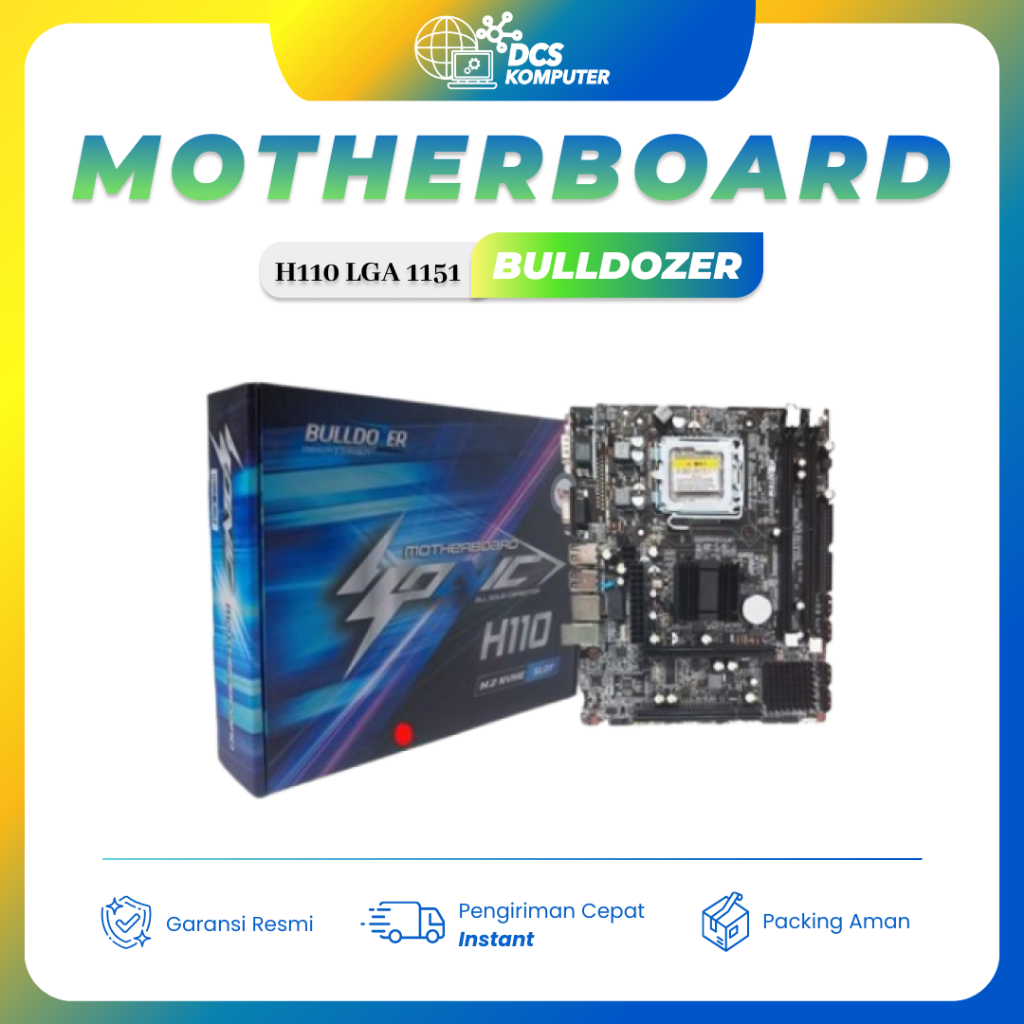 Mobo Motherboard Bulldozer H110 Garansi 1 Tahun