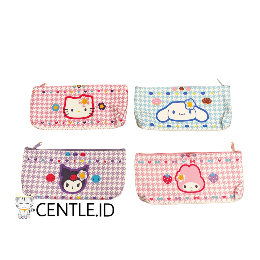 

TEMPAT PENSIL KANVAS MUKA SANRIO V2 KP-1517 TEMPAT PENSIL PENCIL CASE ALAT TULIS SEKOLAH MURAH