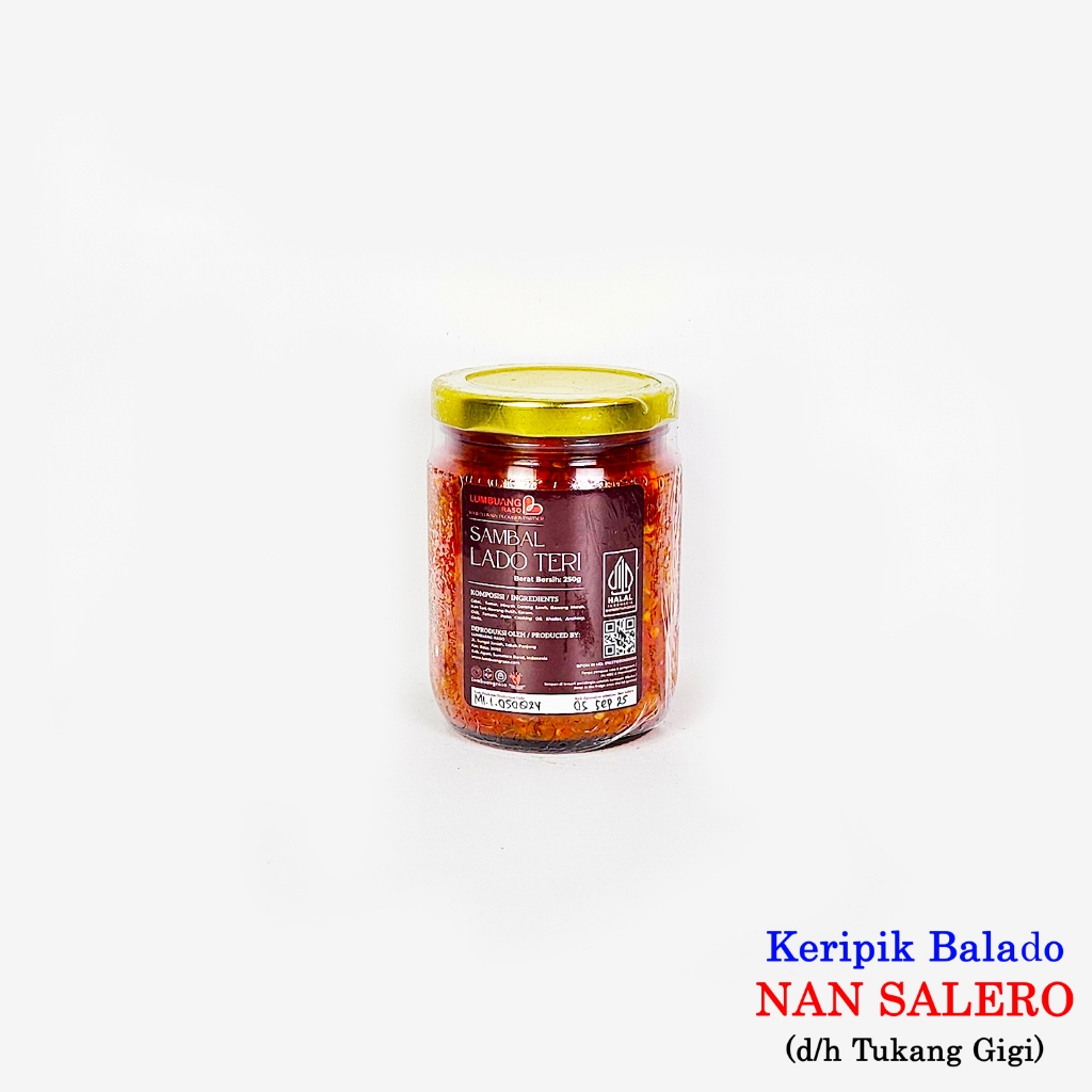 

Sambal Lado Teri Lumbuang Raso